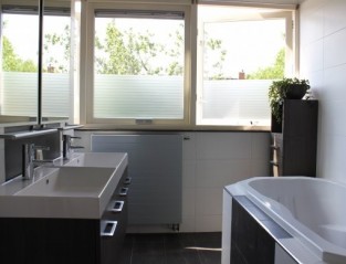 Nieuwbouw woning badkamer